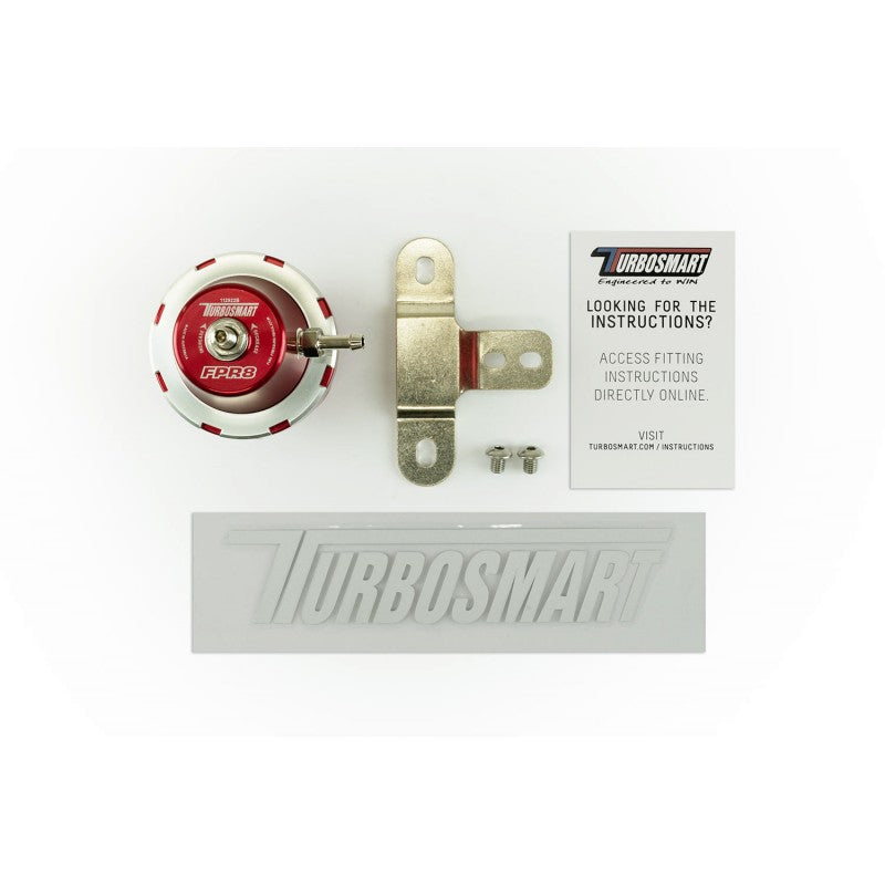 TURBOSMART TS-0404-1034 Регулятор тиску палива -8AN (червоний) Photo-6 