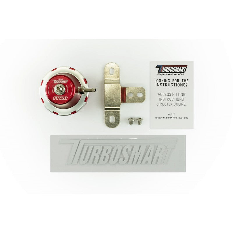 TURBOSMART TS-0404-1034 Регулятор тиску палива -8AN (червоний) Photo-5
