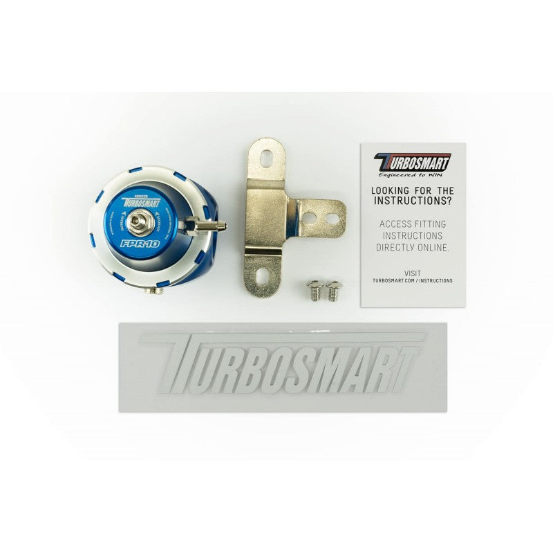 TURBOSMART TS-0404-1041 Регулятор тиску палива -10AN (синій) Photo-6 
