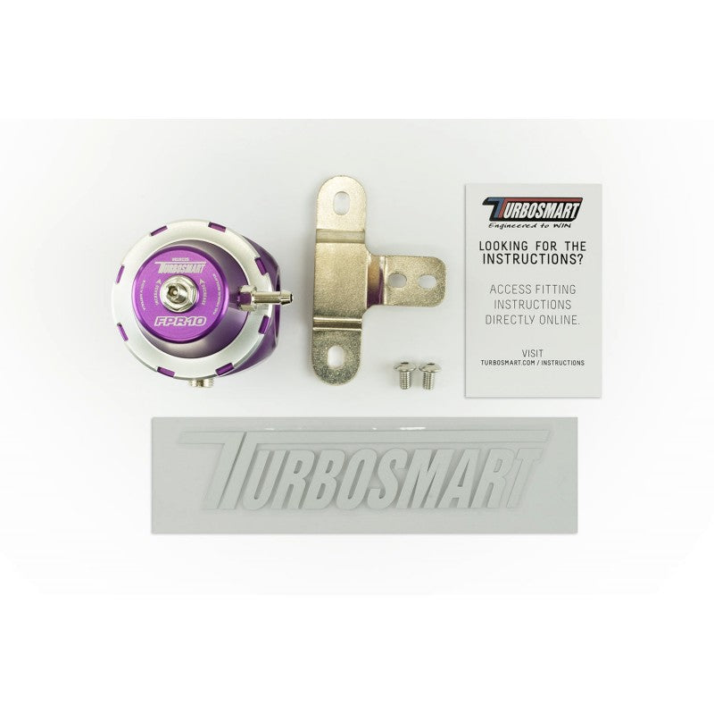 TURBOSMART TS-0404-1043 Регулятор тиску палива -10AN (фіолетовий) Photo-6 