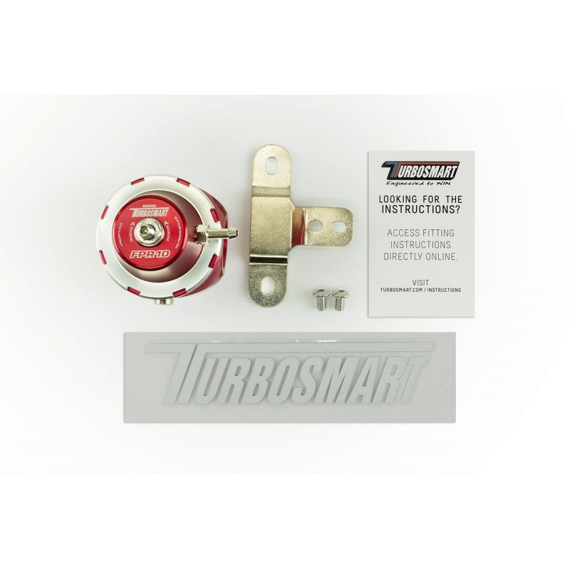 TURBOSMART TS-0404-1044 Регулятор тиску палива -10AN (червоний) Photo-5