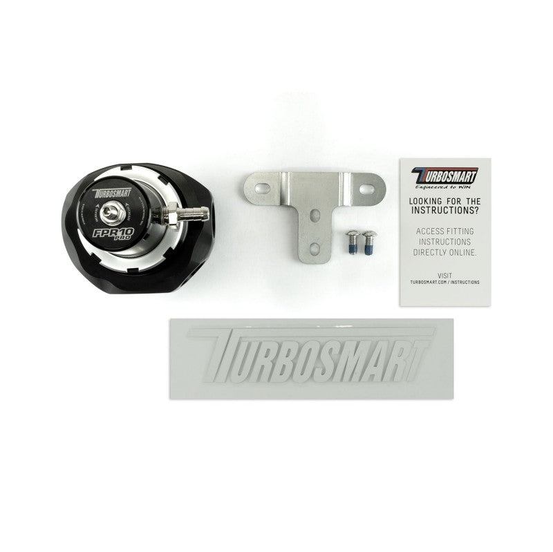 TURBOSMART TS-0404-1242 Регулятор тиску палива -10AN Pro (чорний) Photo-5