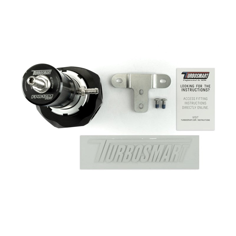 TURBOSMART TS-0404-1352 Регулятор тиску палива -12AN Pro M (чорний) Photo-5