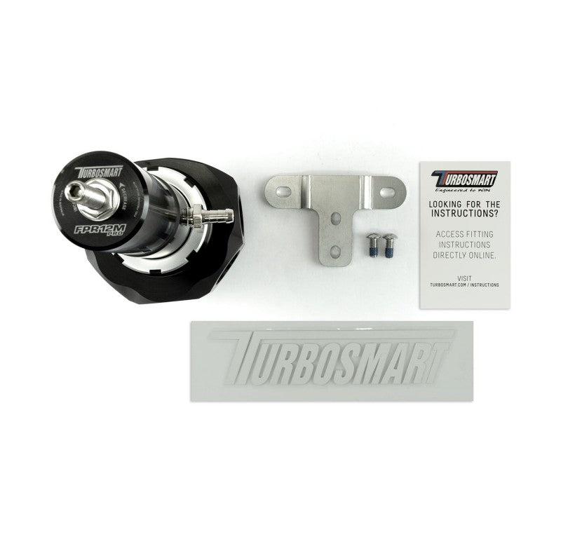 TURBOSMART TS-0404-1352 Регулятор тиску палива -12AN Pro M (чорний) Photo-6 