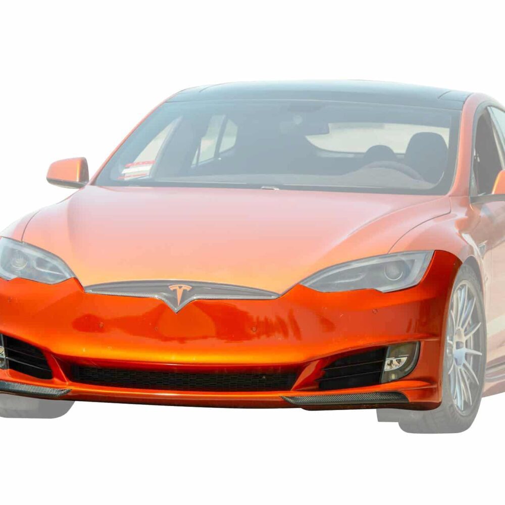 UNPLUGGED PERFORMANCE UP-MS-102-4.1 Спойлер переднього бампера для TESLA Model S 2012-2016 Photo-1