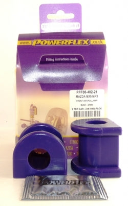 POWERFLEX PFF36-402-21 Передня втулка стабілізатора x2 для MAZDA Miata (2006+) Photo-0
