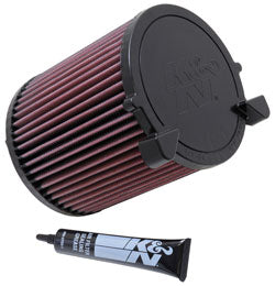K&N E-2014 фільтр повітряний в штатне місце для AUDI/VW/SKODA/SEAT;2003-2015 Photo-0