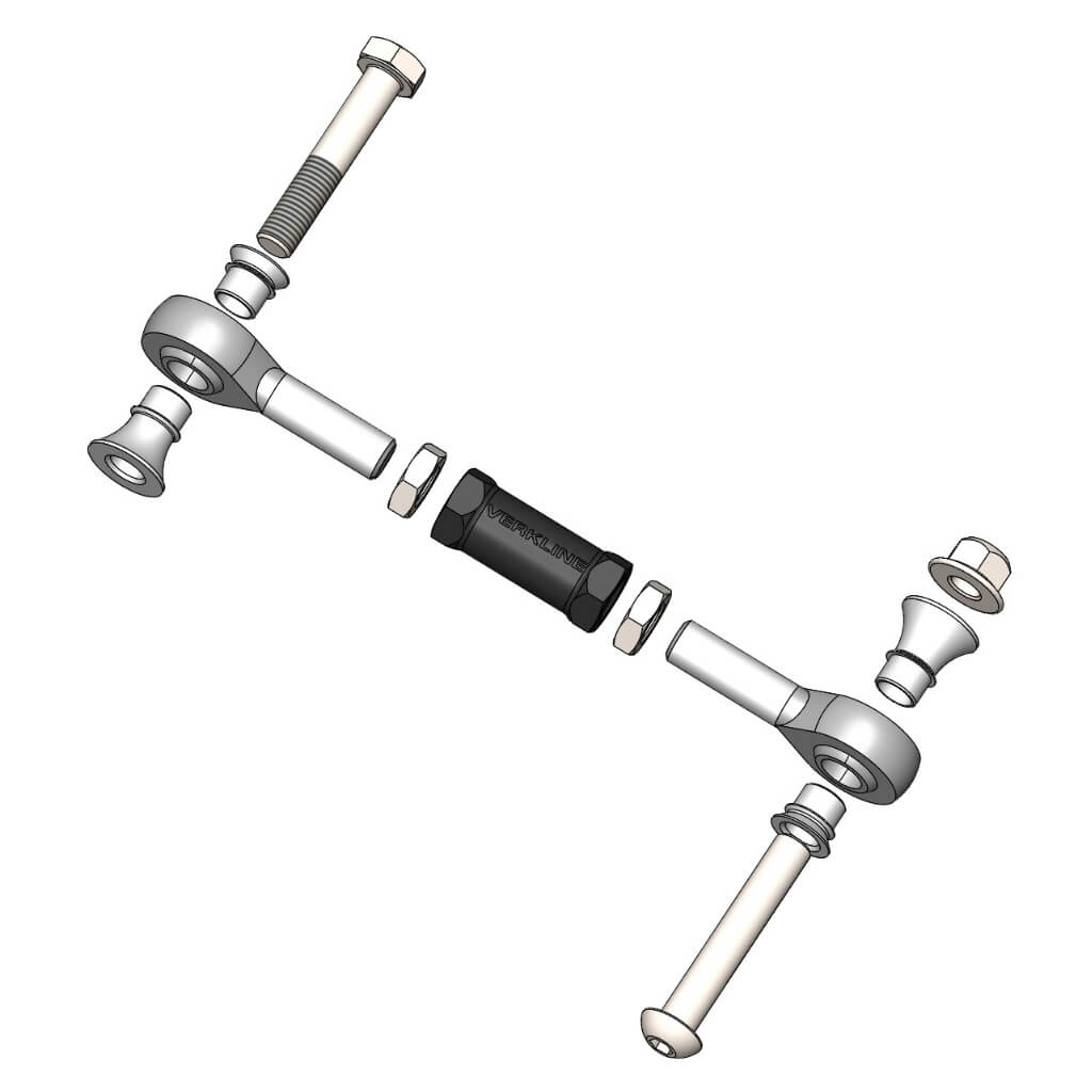 VERKLINE ELA-052 Комплект регульованих задніх стійок стабілізатора для TOYOTA GR Yaris (XP210) 2020- Photo-1