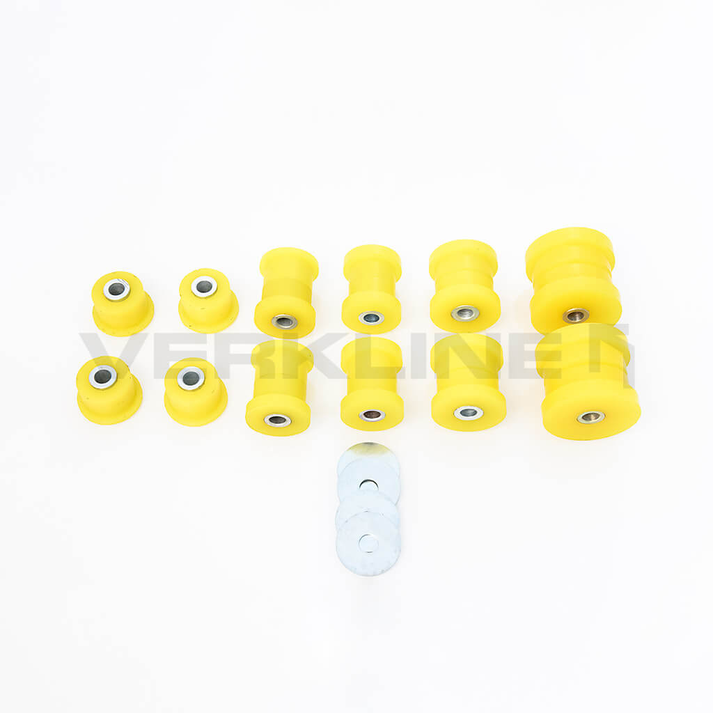 VERKLINE POW-008-85 Повний комплект поліуретанових втулок задньої підвіски (для треку) для AUDI RS2 (B4) Photo-1