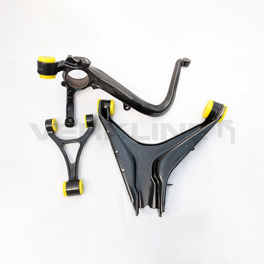 VERKLINE POW-008-85 Повний комплект поліуретанових втулок задньої підвіски (для треку) для AUDI RS2 (B4) Photo-0