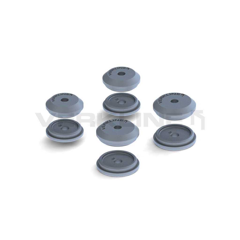 VERKLINE SBK-018 Комплект задніх втулок підрамника (алюміній) 8 шт для AUDI RS3 (8V) / VW Golf R (Mk7 / Mk8) Photo-0