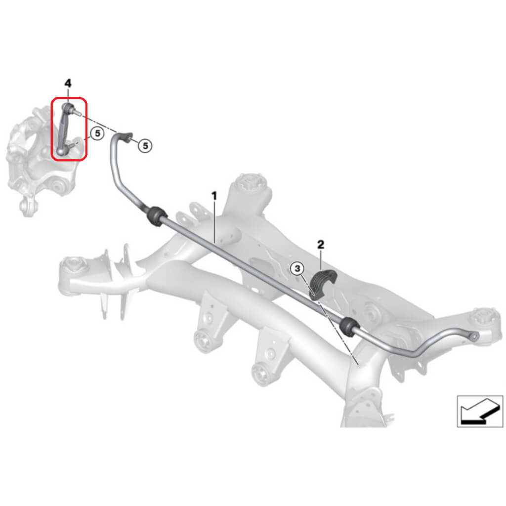 VERKLINE WAS-427 Комплект задніх стійок стабілізатора для TOYOTA GR Supra / BMW Z4 (G29) Photo-2