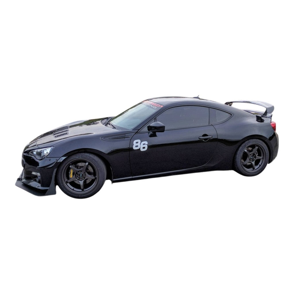 VERUS ENGINEERING A0040A Комплект торцевих пластин переднього спліттера (карбон) для SUBARU BRZ / SCION FRS / TOYOTA GT86 (ZN6 / ZC6) Photo-1