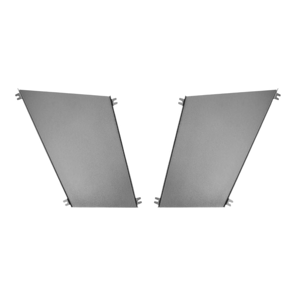 VERUS ENGINEERING A0081A Комплект алюмінієвих дощових захисних екранів жалюзі капота,чорний для MAZDA MX-5 Miata (ND) Photo-0