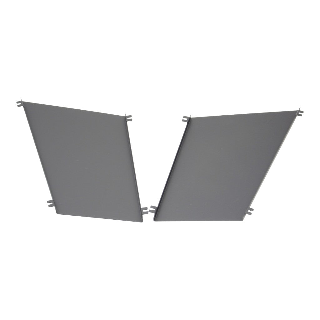 VERUS ENGINEERING A0081A-XT2 Комплект алюмінієвих дощових захисних екранів жалюзі капота XT2,чорний для MAZDA MX-5 Miata (ND) Photo-1