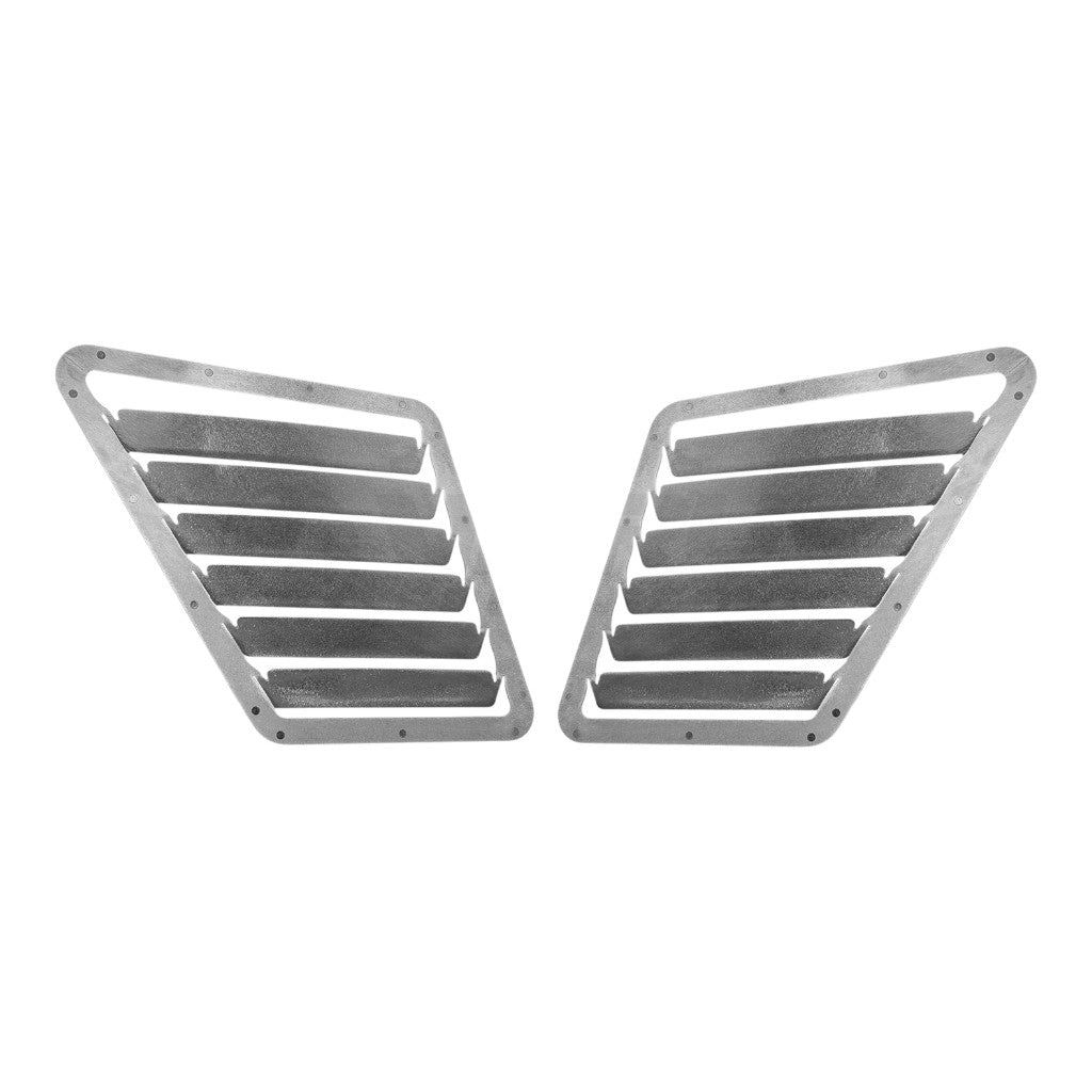 VERUS ENGINEERING A0155A-BARE Комплект алюмінієвих вентиляційних луврів капота, без покриття для FORD Fiesta ST (Mk7) Photo-0