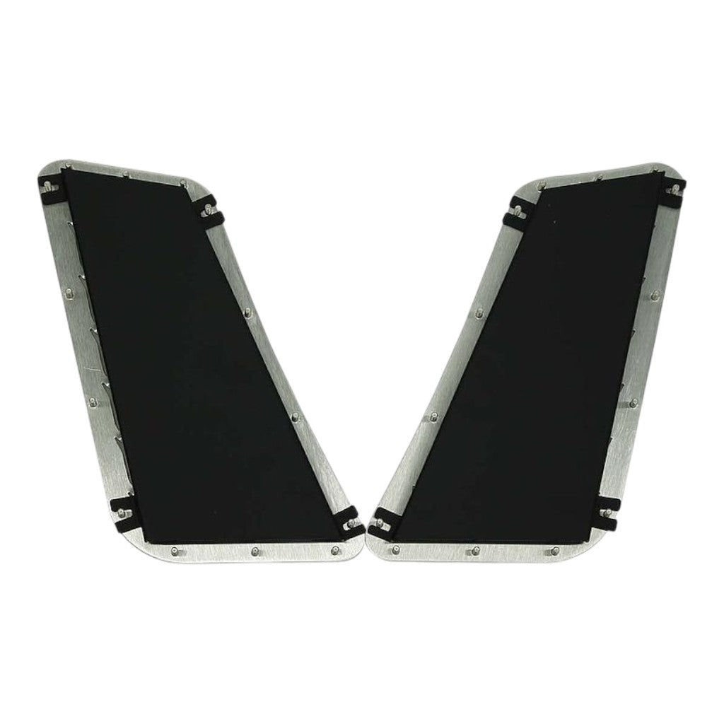 VERUS ENGINEERING A0156A-NV6 Комплект алюмінієвих дощових захисних екранів жалюзі капота NV6 для VOLKSWAGEN Golf GTI / Golf R (Mk7) Photo-1