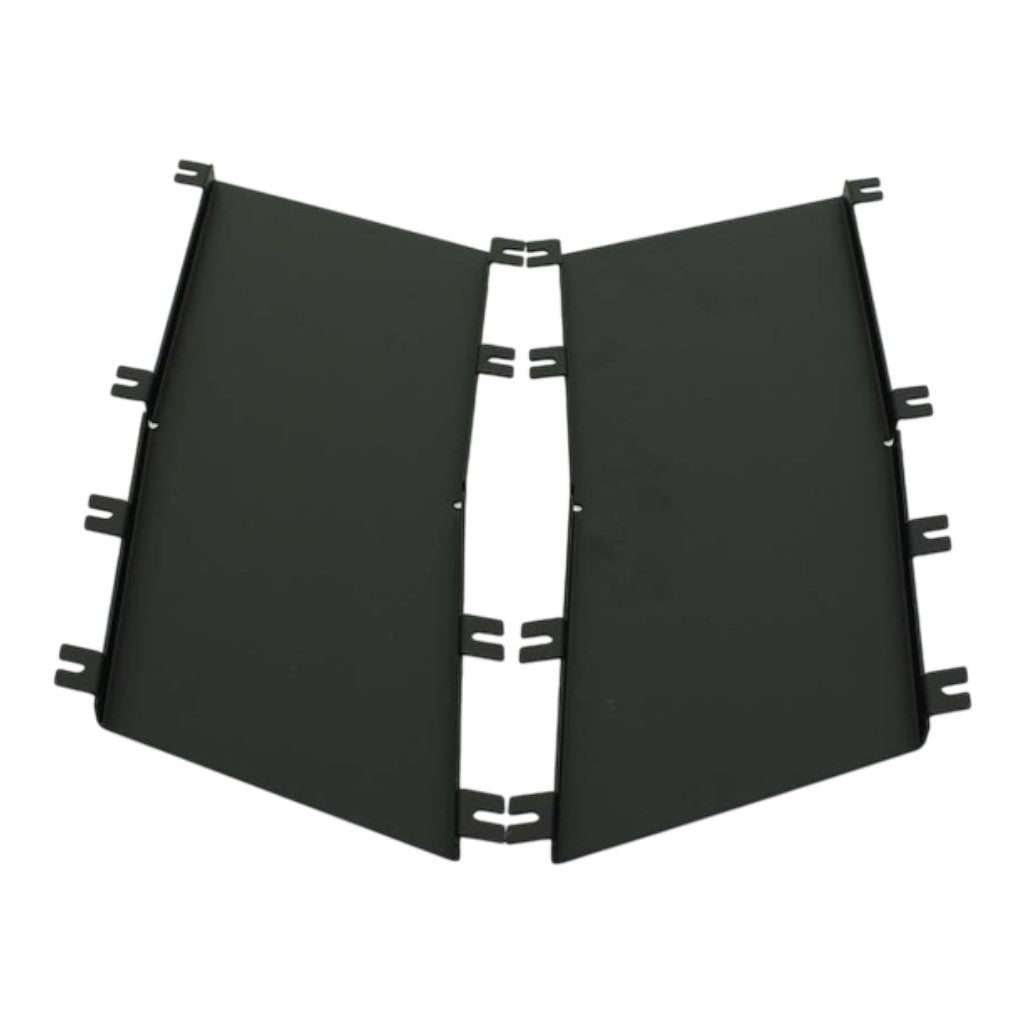 VERUS ENGINEERING A0158A Комплект алюмінієвих дощових захисних екранів жалюзі капота для FORD Mustang (S550) Photo-1