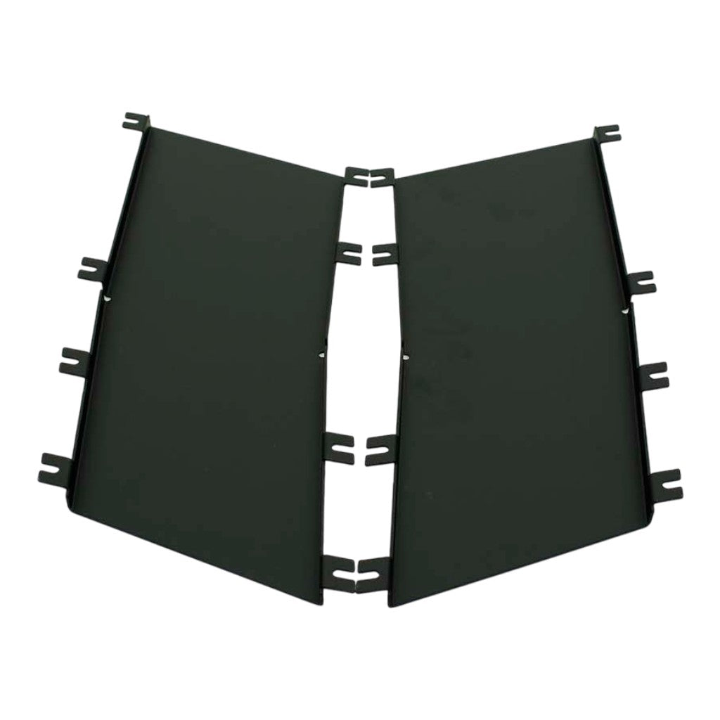 VERUS ENGINEERING A0158A-JC6 Комплект алюмінієвих дощових захисних екранів жалюзі капота JC6 для FORD Mustang (S550) Photo-1