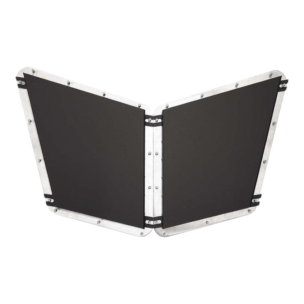 VERUS ENGINEERING A0159A-KR2 Комплект алюмінієвих дощових захисних екранів жалюзі капота KR2 для FORD Fiesta ST (Mk7) / FIAT 500 Abarth (312) Photo-0