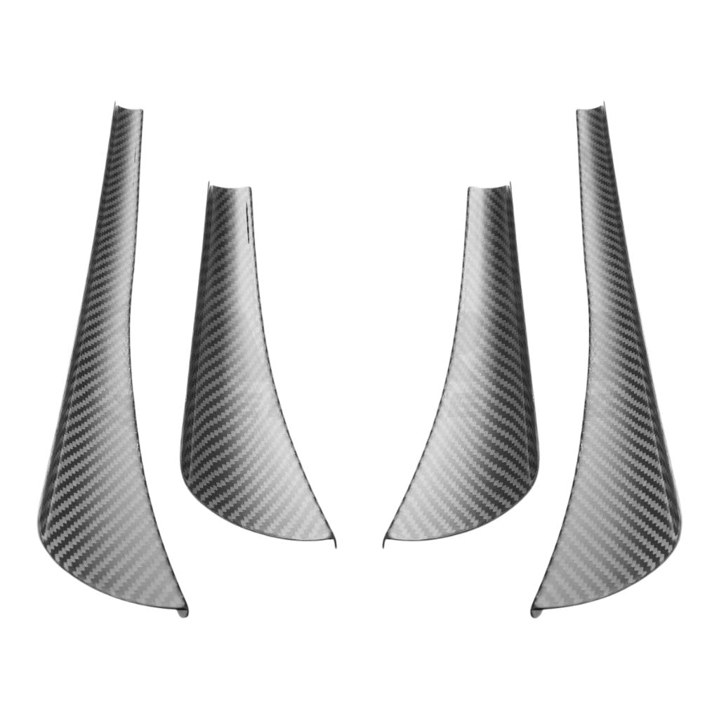 VERUS ENGINEERING A0284A-POL Комплект подвійних аеродинамічних канардів (глянцевий прозорий лак) для PORSCHE 718 Cayman GT4 Photo-0