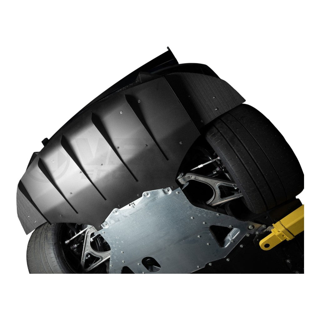 VERUS ENGINEERING A0291A Комплект заднього дифузора для CHEVROLET Corvette (C8) Photo-1