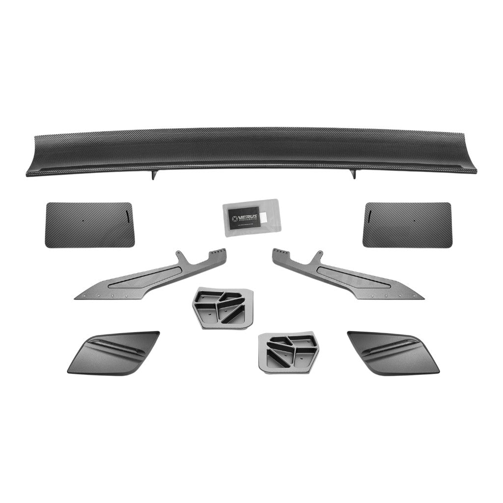 VERUS ENGINEERING A0294A Комплект заднього антикрила UCW з нижнім кріпленням для CHEVROLET Corvette (C8) Photo-0