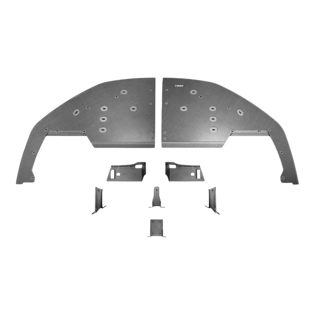 VERUS ENGINEERING A0300A Комплект переднього спліттера для PORSCHE 718 Cayman GT4 Photo-0