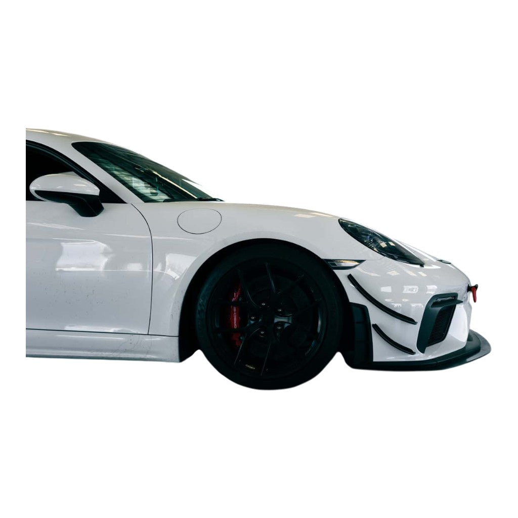 VERUS ENGINEERING A0300A Комплект переднього спліттера для PORSCHE 718 Cayman GT4 Photo-1