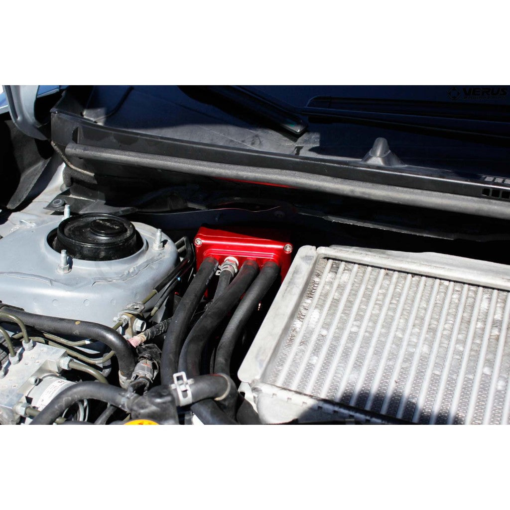 VERUS ENGINEERING A0323A-RED Комплект повітряно-масляного сепаратора,червоний для SUBARU WRX / STI (VA) Photo-2