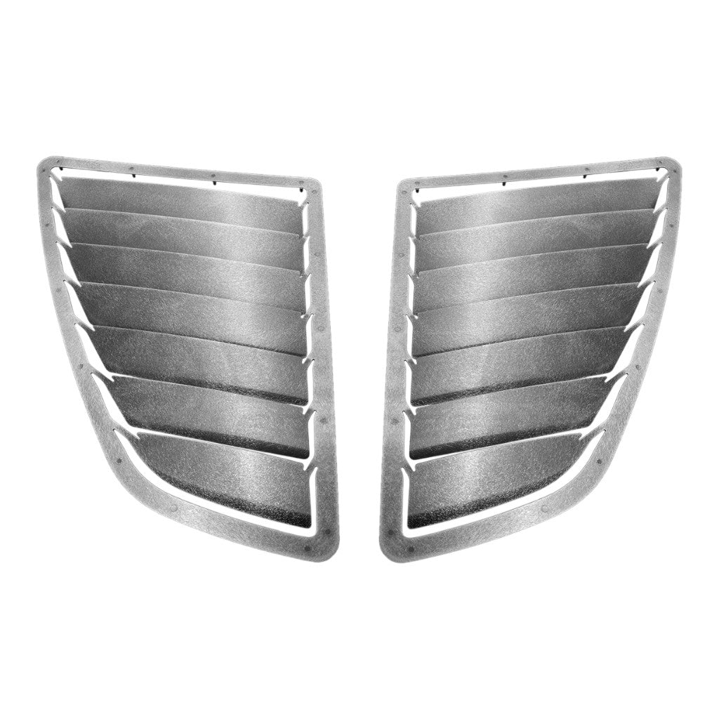 VERUS ENGINEERING A0387A-BARE Комплект алюмінієвих вентиляційних луврів капота, без покриття для HYUNDAI Veloster N Photo-0