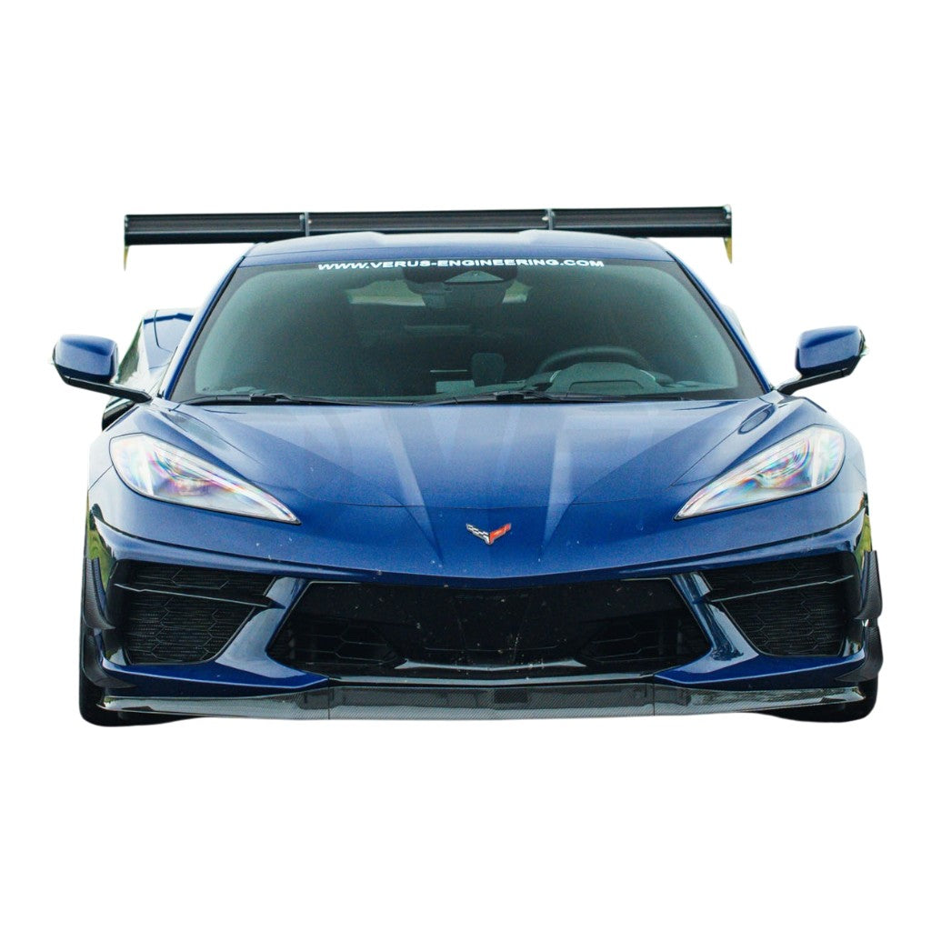 VERUS ENGINEERING A0392A Передня повітряна дамба (карбон) для CHEVROLET Corvette (C8) Photo-1