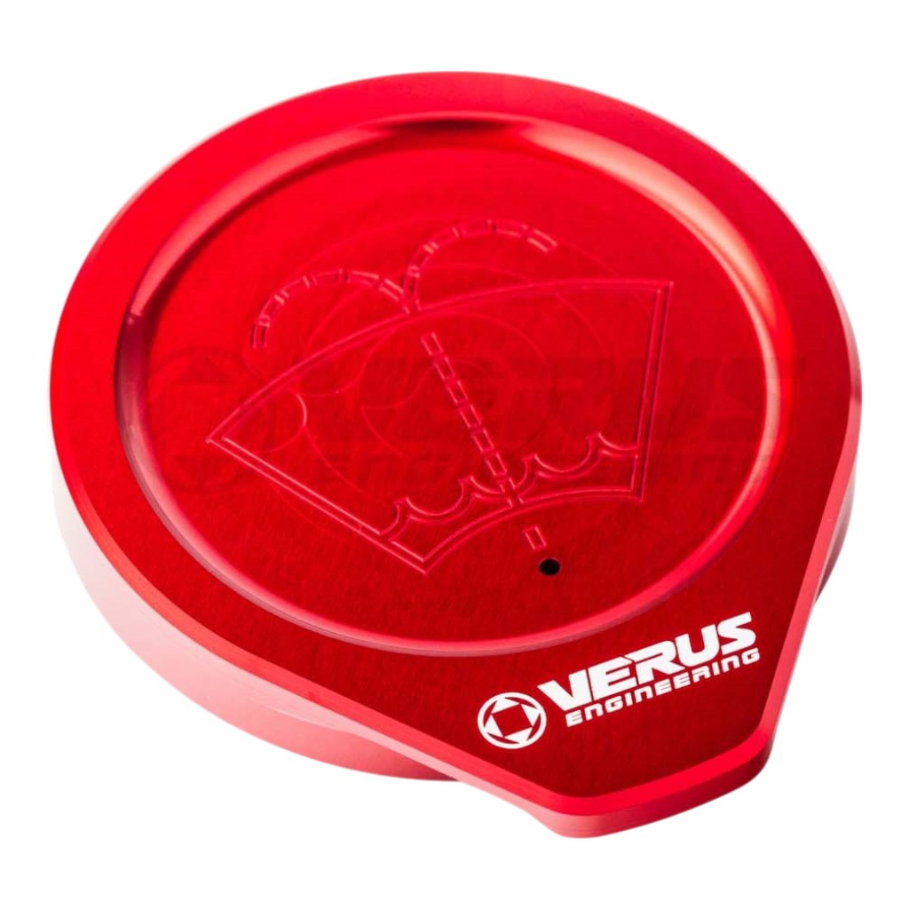 VERUS ENGINEERING A0396A-RED Кришка бачка омивача лобового скла, червоний для SUBARU WRX (VB) / TOYOTA GT86 (ZN6 / ZC6) / TOYOTA GR86 (ZN8 / ZD8) Photo-0