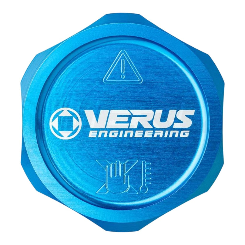 VERUS ENGINEERING A0409A-BLU Кришка розширювального бачка охолоджувальної рідини, блакитний для FORD Mustang GT350 / GT350R (S550) / FORD Bronco / FORD Raptor 2017-2020 Photo-0