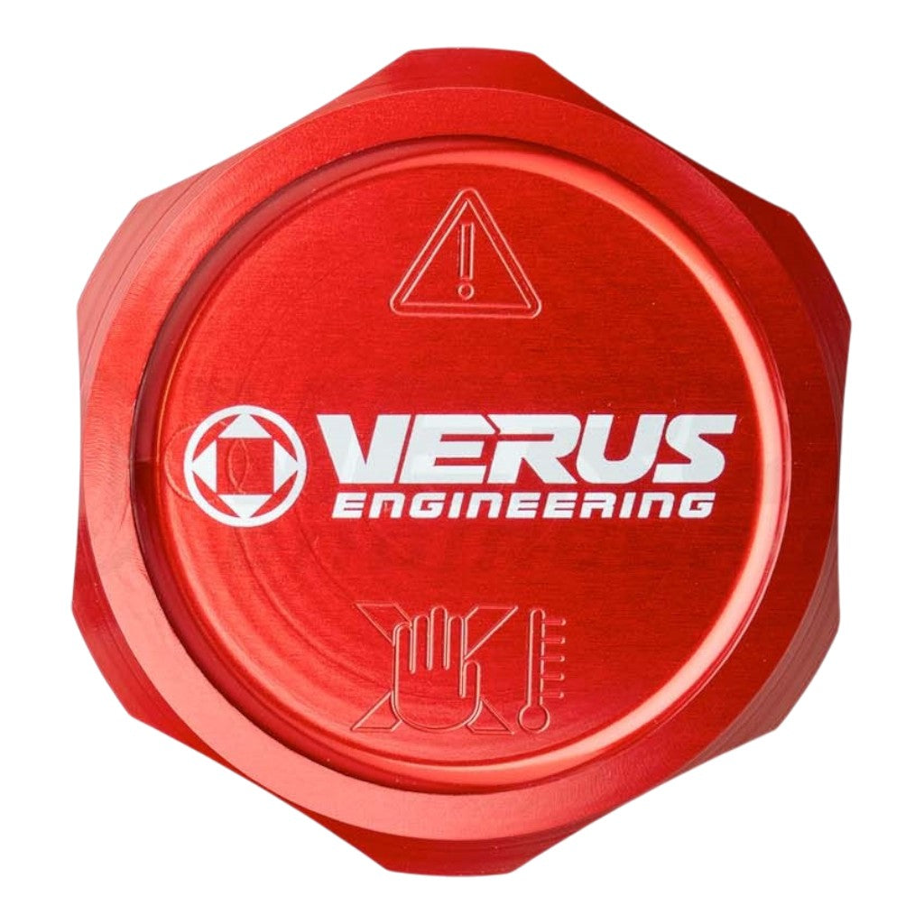 VERUS ENGINEERING A0409A-RED Кришка розширювального бачка охолоджувальної рідини, червоний для FORD Mustang GT350 / GT350R (S550) / FORD Bronco / FORD Raptor 2017-2020 Photo-0