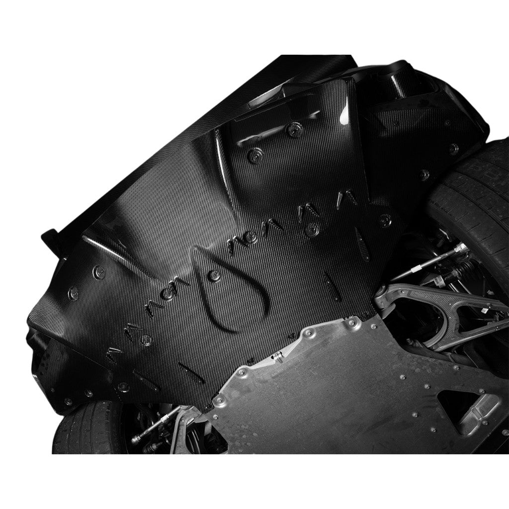 VERUS ENGINEERING A0422A Задній дифузор (карбон) для CHEVROLET Corvette (C8) Photo-1