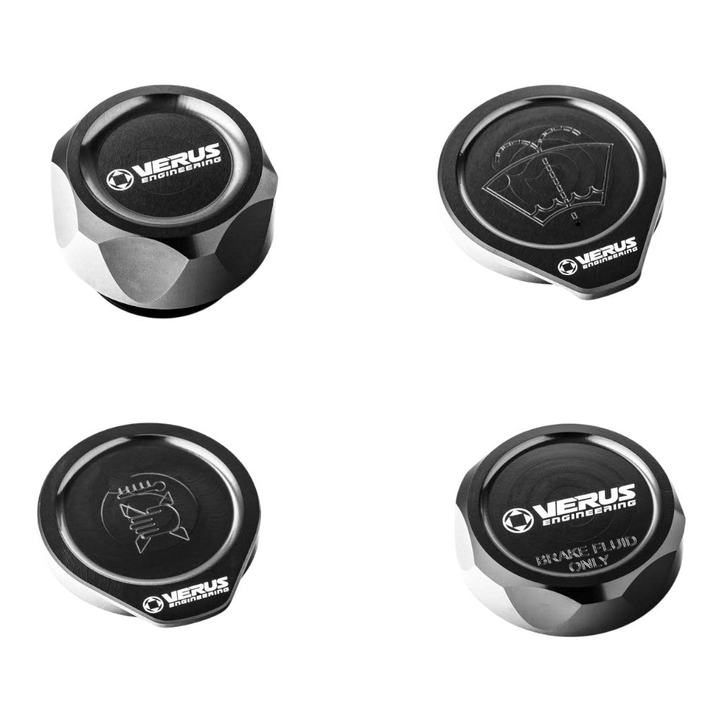 VERUS ENGINEERING A0434A-BLK-FHS Комплект кришок моторного відсіку FHS, чорний для SUBARU BRZ / SCION FRS / TOYOTA GT86 (ZN6 / ZC6) Photo-0