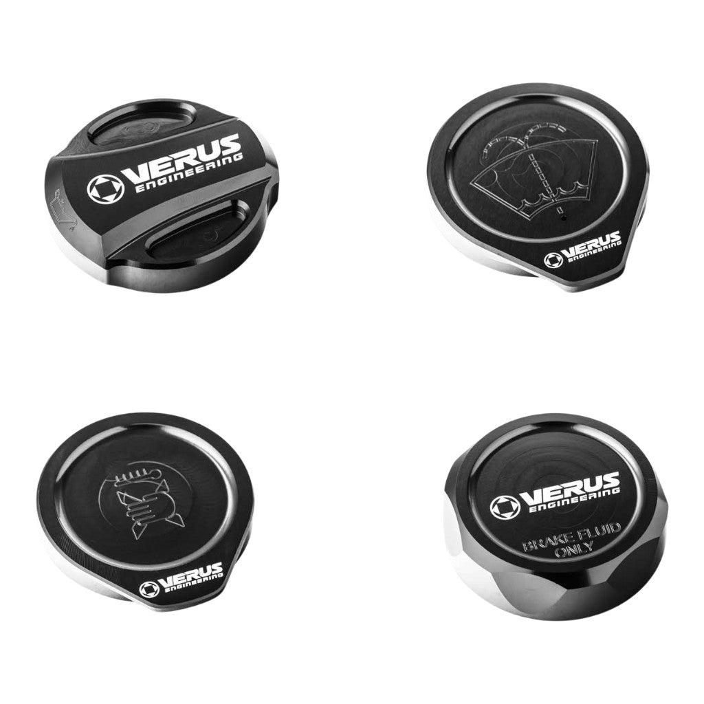 VERUS ENGINEERING A0434A-BLK-RLA Комплект кришок моторного відсіку RLA, чорний для SUBARU BRZ / SCION FRS / TOYOTA GT86 (ZN6 / ZC6) Photo-0