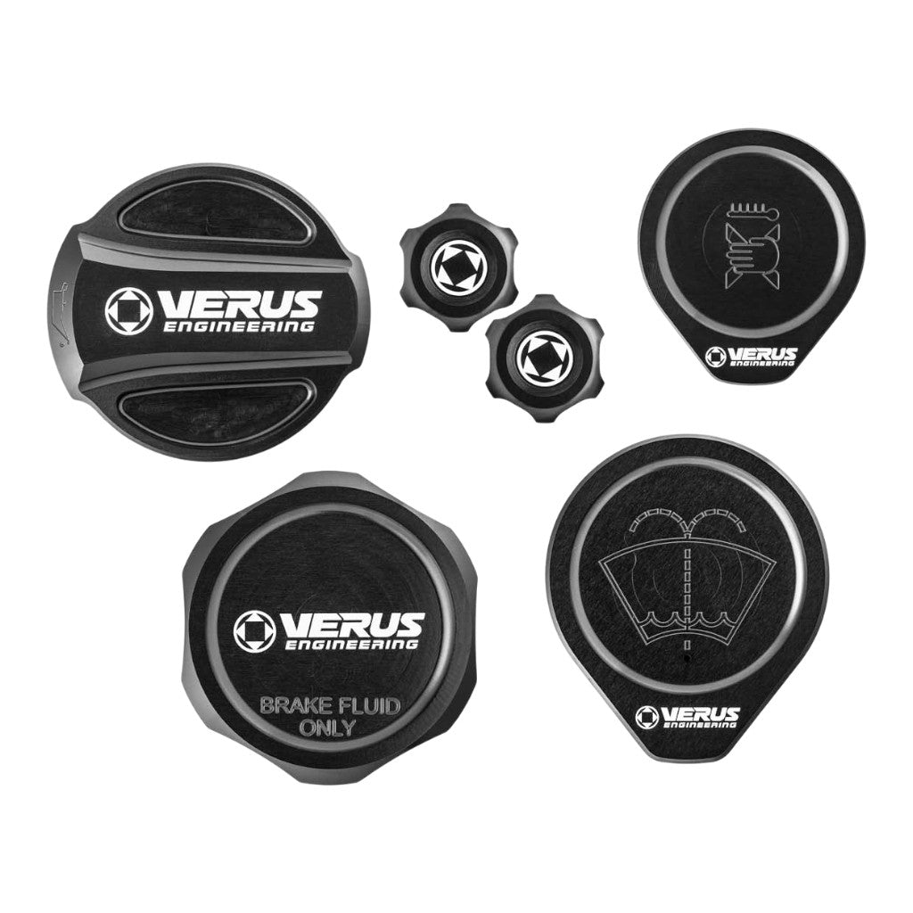 VERUS ENGINEERING A0435A-BLK-RLA Комплект кришок моторного відсіку RLA, чорний для SUBARU BRZ / TOYOTA GT86 (ZN6 / ZC6) Photo-0