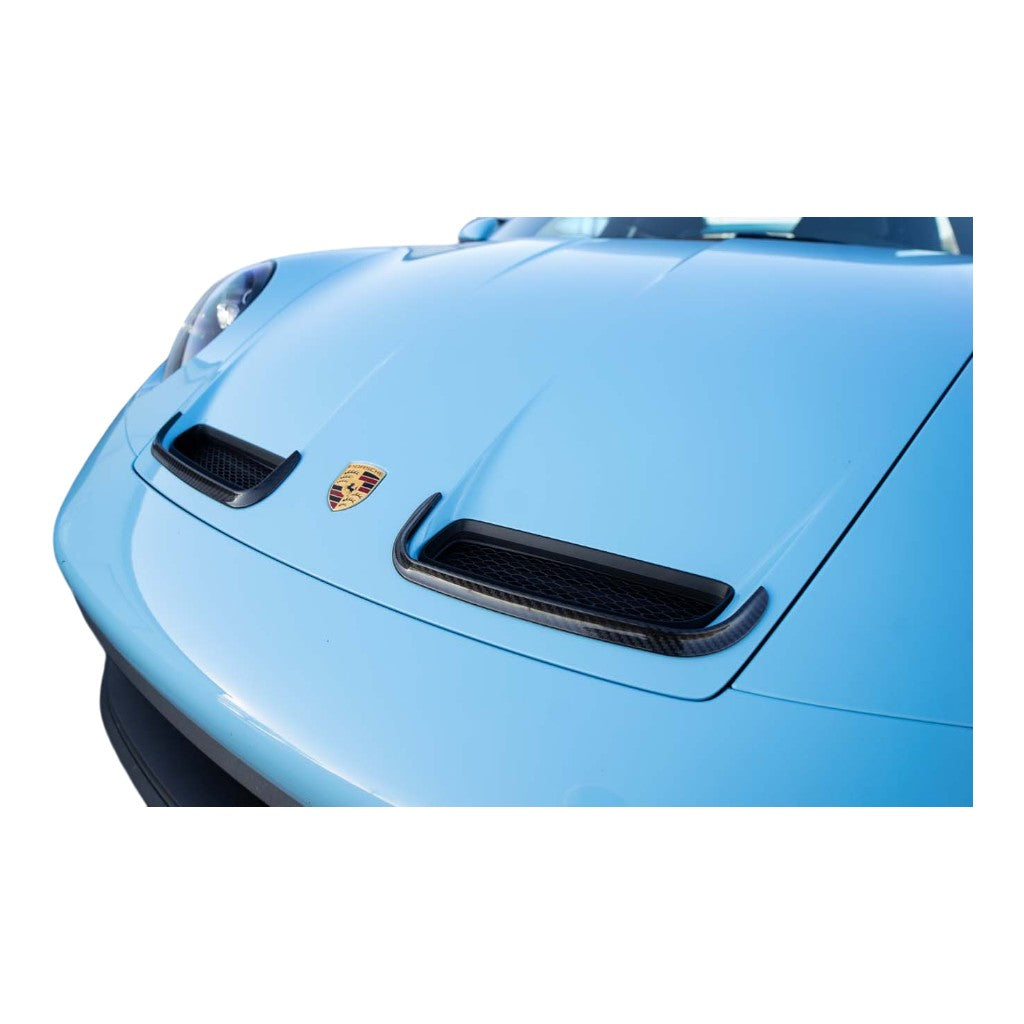 VERUS ENGINEERING A0447A Накладки на повітропровід радіатора (карбон) для PORSCHE 911 GT3 (992) Photo-1