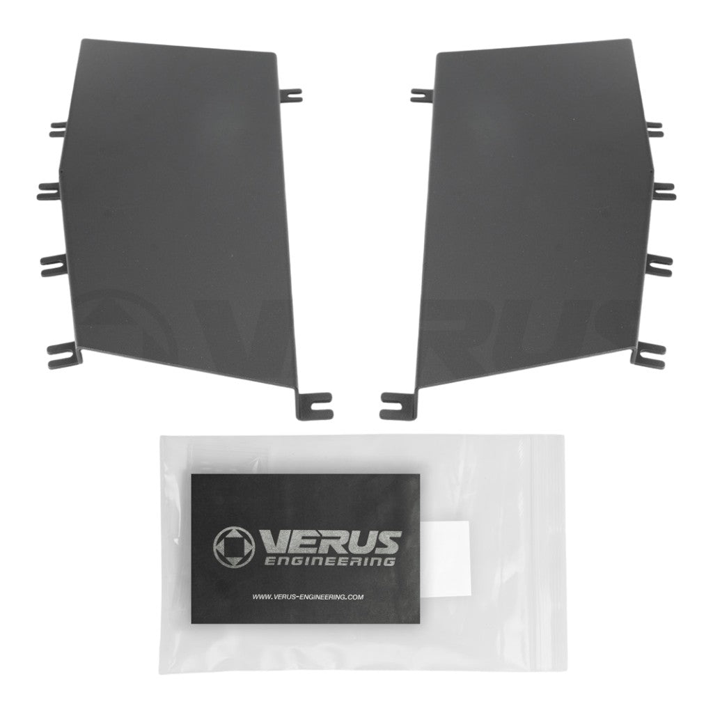 VERUS ENGINEERING A0454A Комплект алюмінієвих дощових захисних екранів жалюзі капота для SUBARU WRX / STI (GR / GV) Photo-0