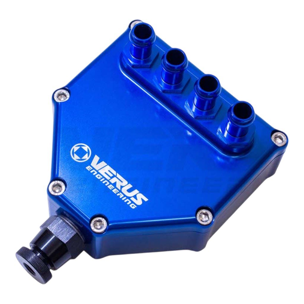 VERUS ENGINEERING A0477A-BLU Комплект повітряно-масляного сепаратора, блакитний для FORD Mustang GT / GT350 / GT350R (S550) Photo-0