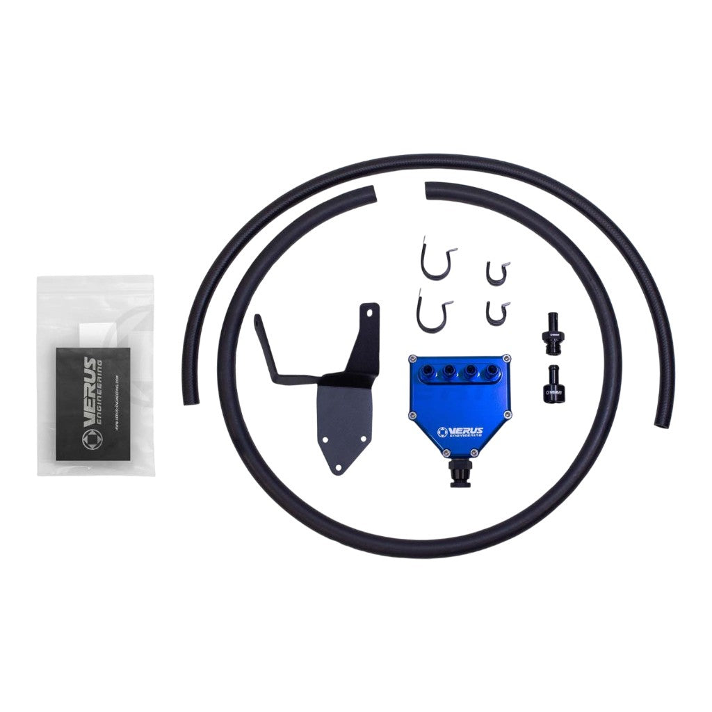 VERUS ENGINEERING A0477A-RED Комплект повітряно-масляного сепаратора, червоний для FORD Mustang GT / GT350 / GT350R (S550) Photo-1