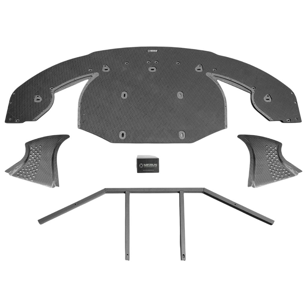 VERUS ENGINEERING A0540A Комплект переднього спліттера для BMW M3 (E92) Photo-0