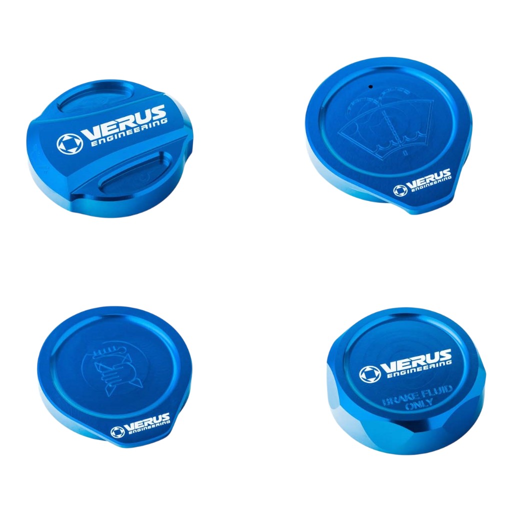 VERUS ENGINEERING A0585A-BLU-RLA Комплект кришок моторного відсіку RLA, блакитний для SUBARU WRX / STI (GR / GV) Photo-0