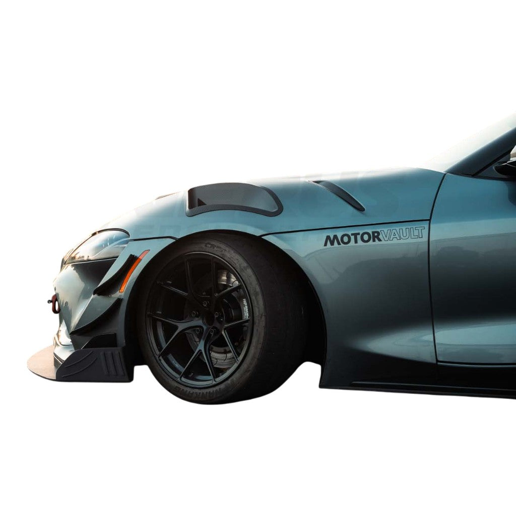 VERUS ENGINEERING A0600A Комплект вентиляційних жабр крил (карбон) для TOYOTA Supra (Mk5) Photo-1