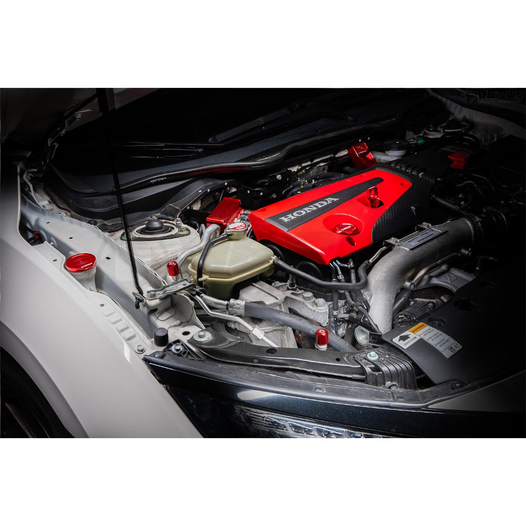 VERUS ENGINEERING A0632A-BLU Кришка бачка омивача лобового скла, блакитний для HONDA Civic Type R (FK8) Photo-2