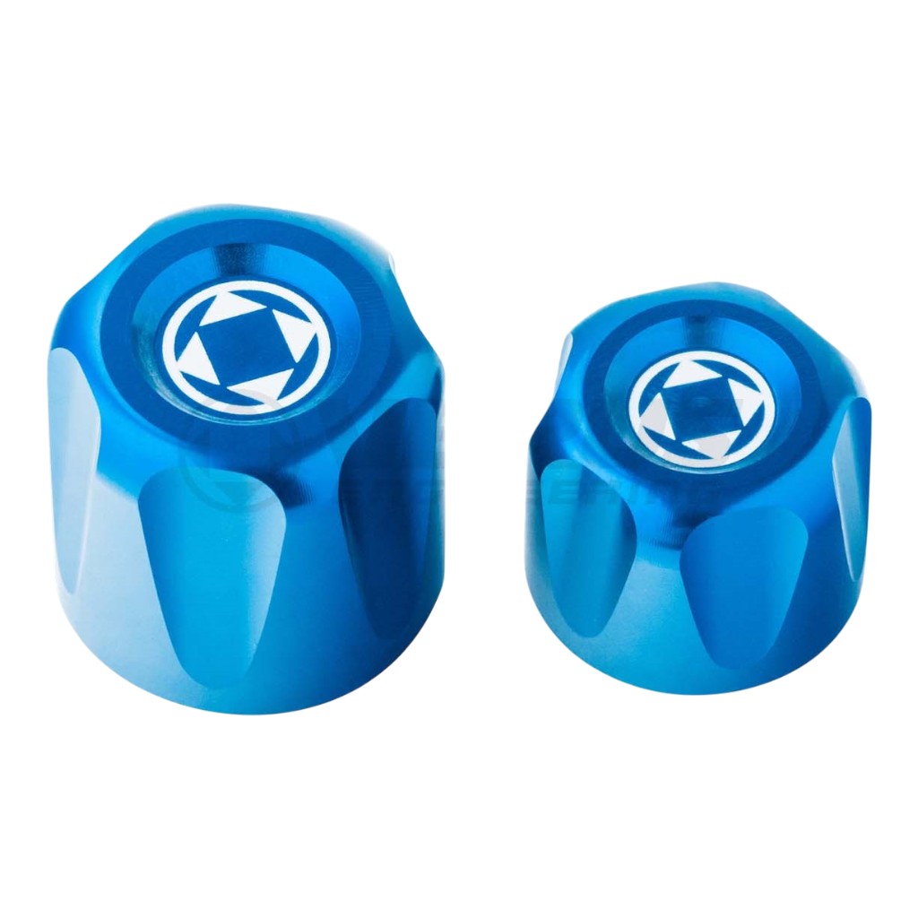 VERUS ENGINEERING A0635A-BLU Комплект ковпачків кондиціонера, блакитний для BMW M2 (G87) / BMW M3 (G80) / BMW M4 (G82 / G83) Photo-0