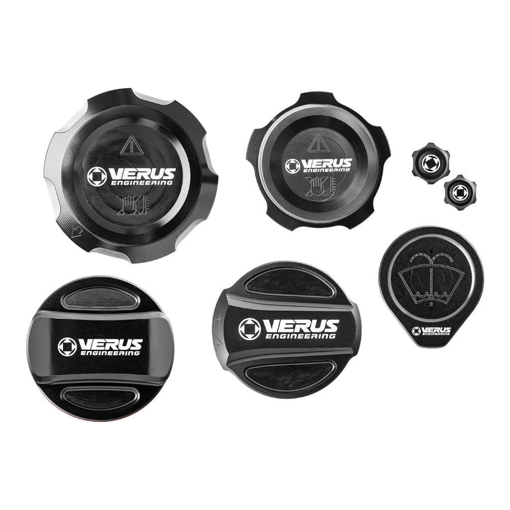 VERUS ENGINEERING A0645A-BLK Повний комплект кришок для автомобіля, чорний для BMW M2 (G87) / BMW M3 (G80) / BMW M4 (G82 / G83) Photo-0