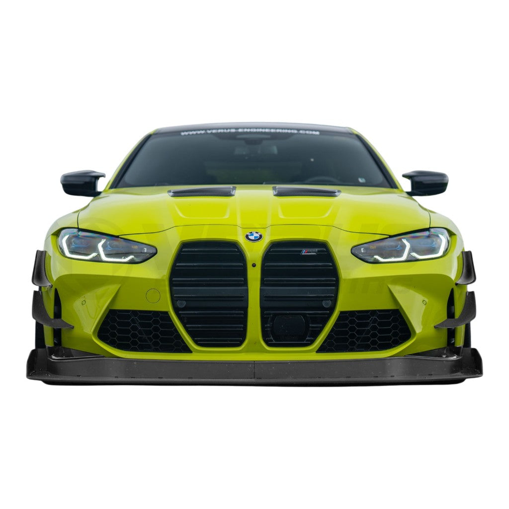 VERUS ENGINEERING A0658A Комплект торцевих пластин переднього спліттера для BMW M3 (G80) / BMW M4 (G82) Photo-2